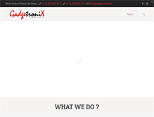 Tablet Screenshot of gadgetronix.net